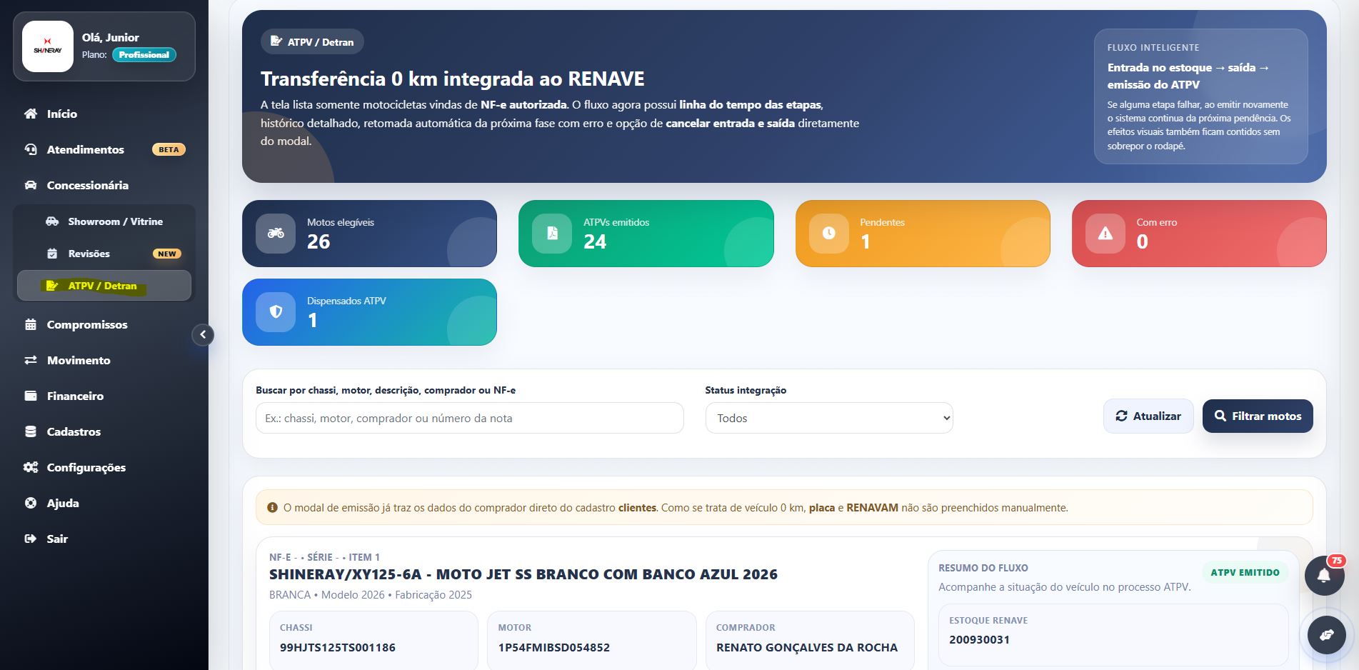Prévia do tutorial